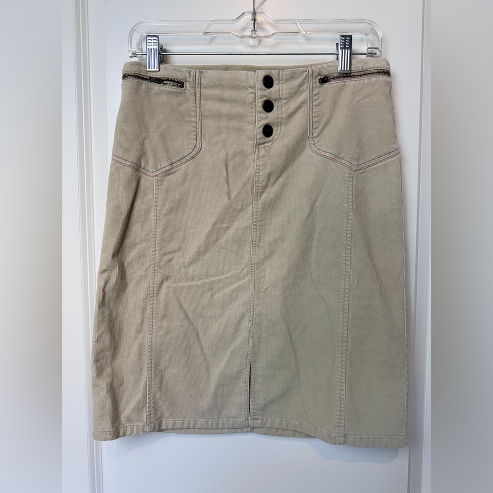 American Eagle Outfitters Beige Pencil Skirt